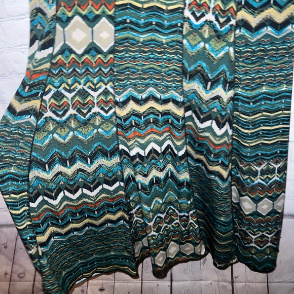 Sami & Jo Green multicolor long dress size XL - Picture 6 of 11